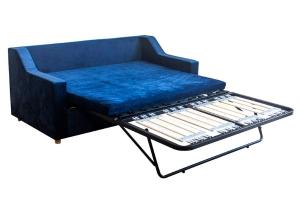 Sofá cama de tela convertible 