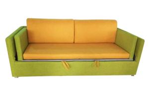 Sofá cama de tela tipo litera
