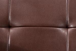 Set de sillones comerciales de cuero marrón